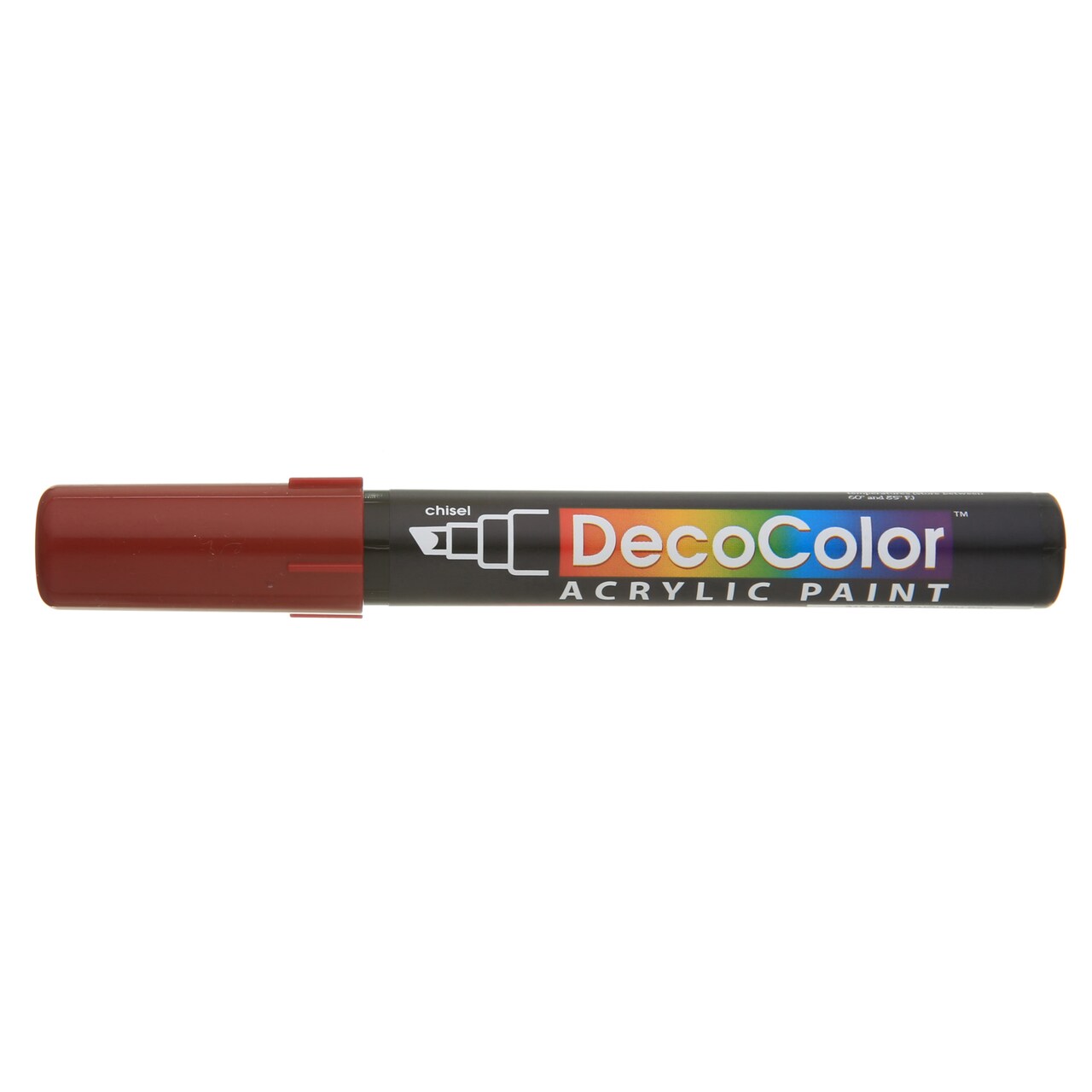 Uchida Decocolor Acrylic Paint Marker, Chisel, English Red